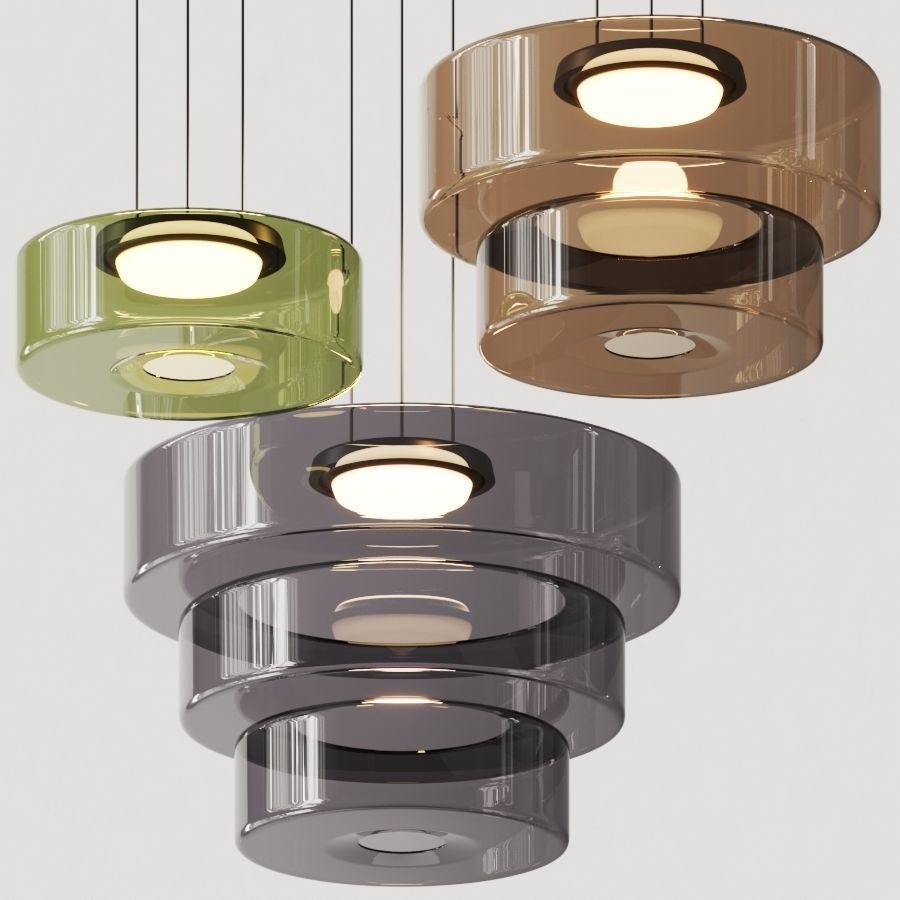 Rovenature Style Glass Pendant Lights