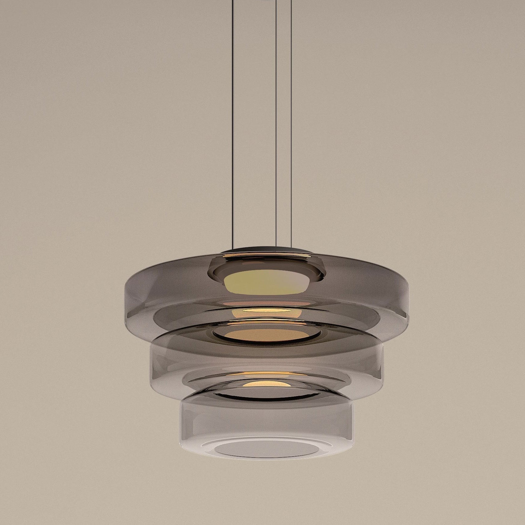 Rovenature Style Glass Pendant Lights