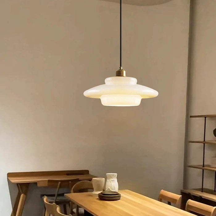 Rovenature Milk White Glass Pendant Light