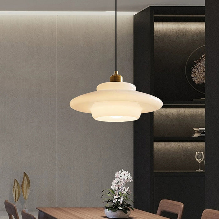 Rovenature Milk White Glass Pendant Light