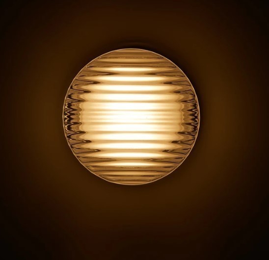 Modern Round LED Wall Light for Indoors and Outdoors