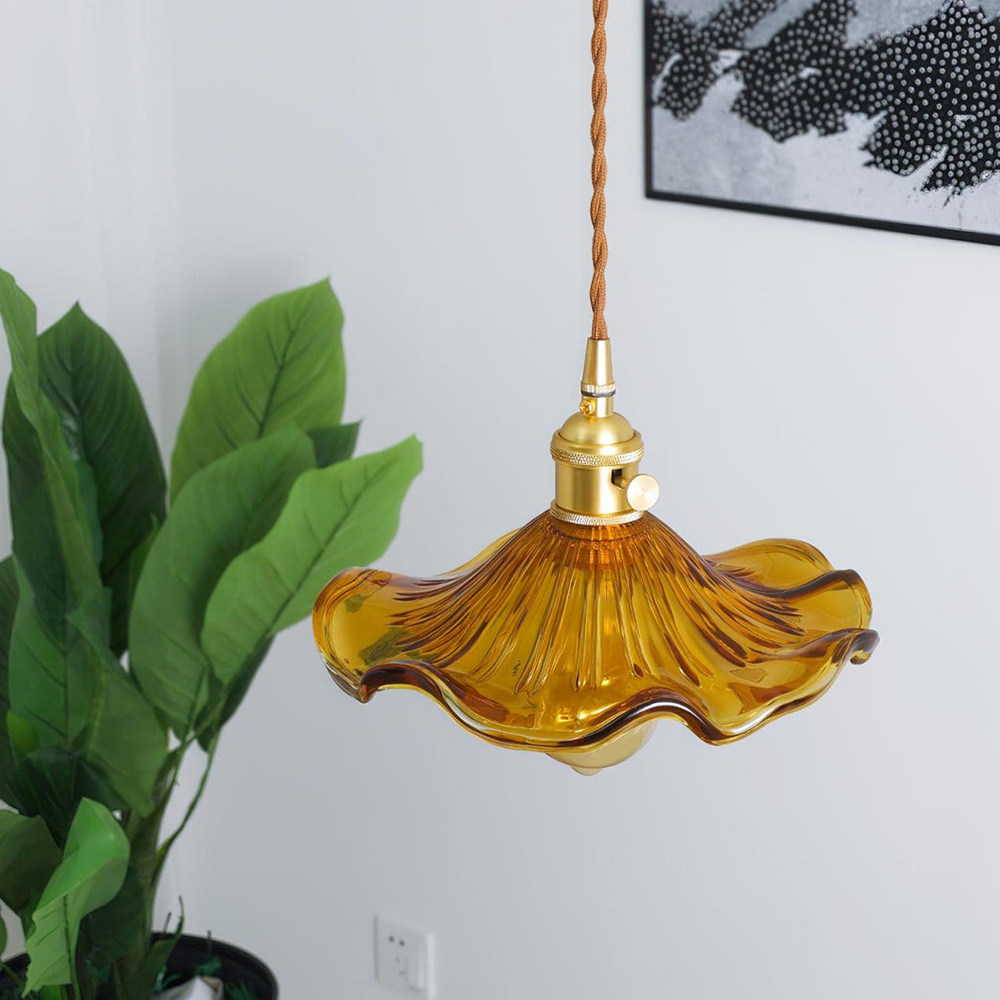 Rovenature Hibiscus Flower Pendant Lamp