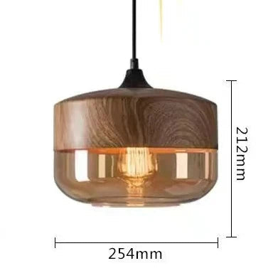 Rovenature | Luxurious Pendant Light Crafted from Glass and Wood