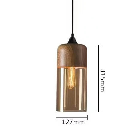 Rovenature | Luxurious Pendant Light Crafted from Glass and Wood