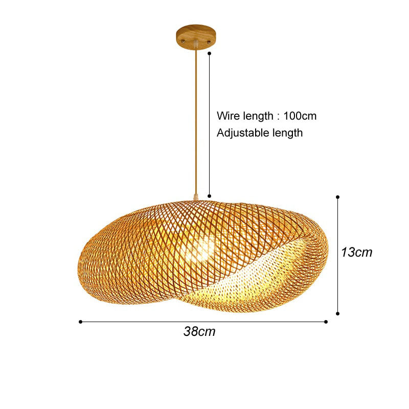 Rovenature Ceiling Light Brown in Abstract Form