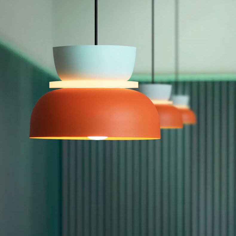 Rovenature Colorful Macaron 1-Light LED Pendant Light