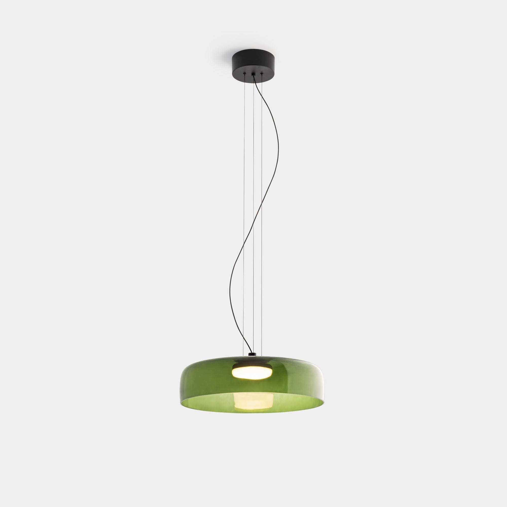 Rovenature Glass Pendant Light - Unique Metal & Glass Design for Dining Room or Kitchen