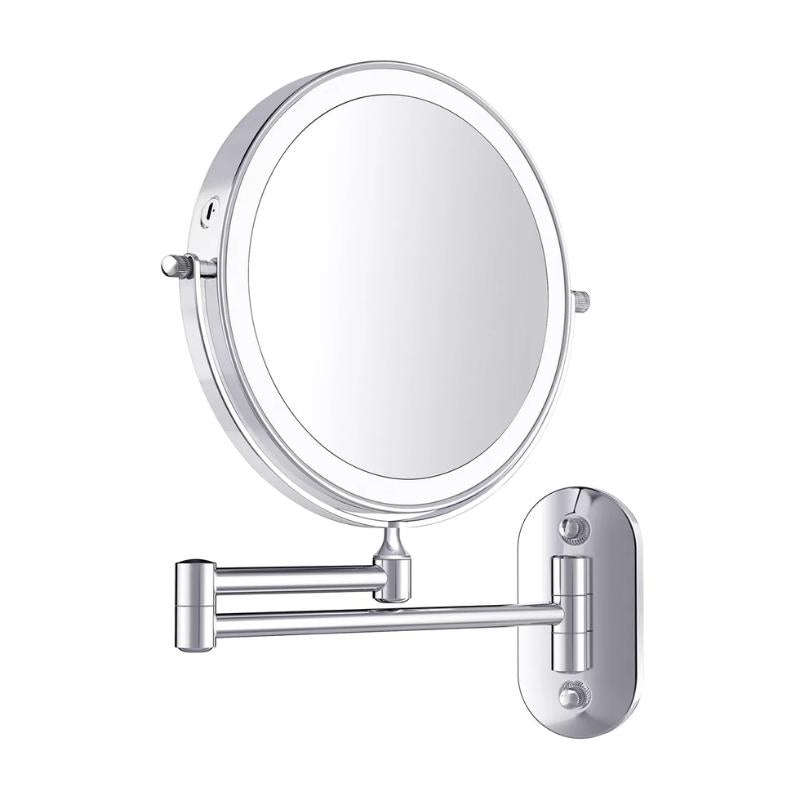 Rovenature Rechargeable LED Magnifying Makeup Mirror for Bathroom and Vanity