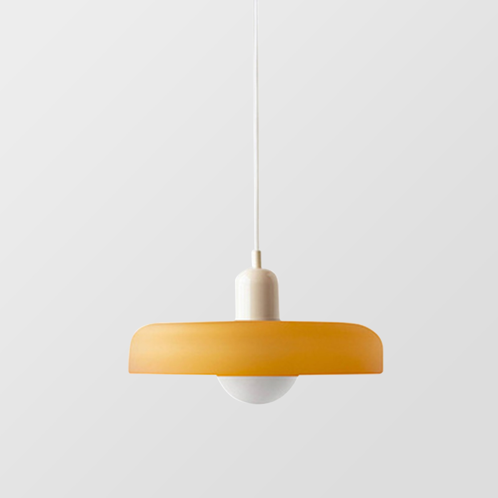 Rovenature Colored Glass Bauhaus Pendant Light