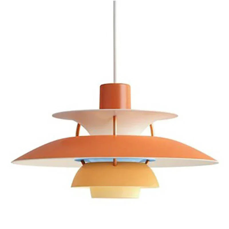 Rovenature Modern Shade LED Hanging Lamp with Colorful Metal Design