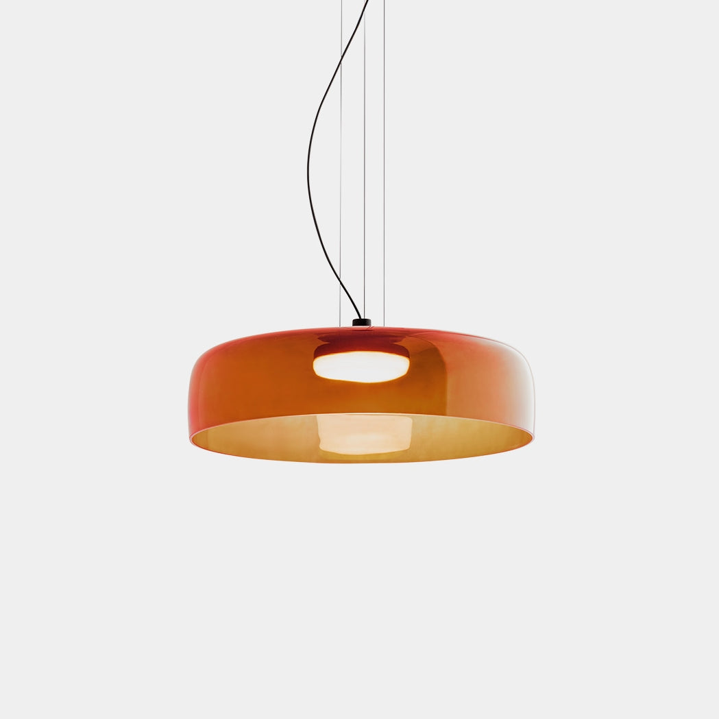 Rovenature Glass Pendant Light - Unique Metal & Glass Design for Dining Room or Kitchen