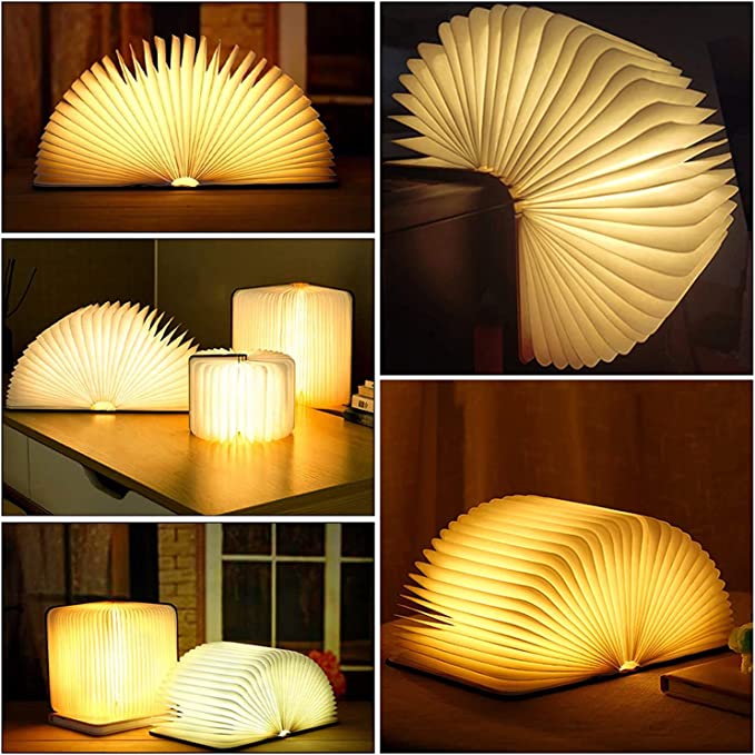 Rovenature Book Lamp - A Cozy, Whimsical Light Fixture for Book Lovers