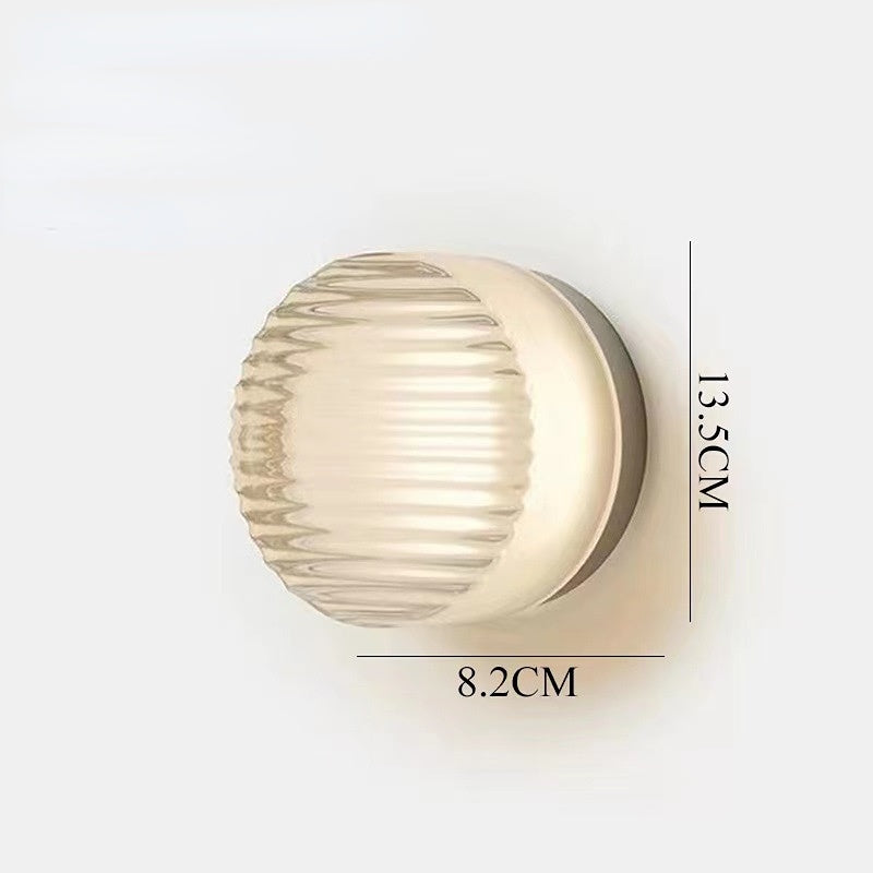 Modern Round LED Wall Light for Indoors and Outdoors