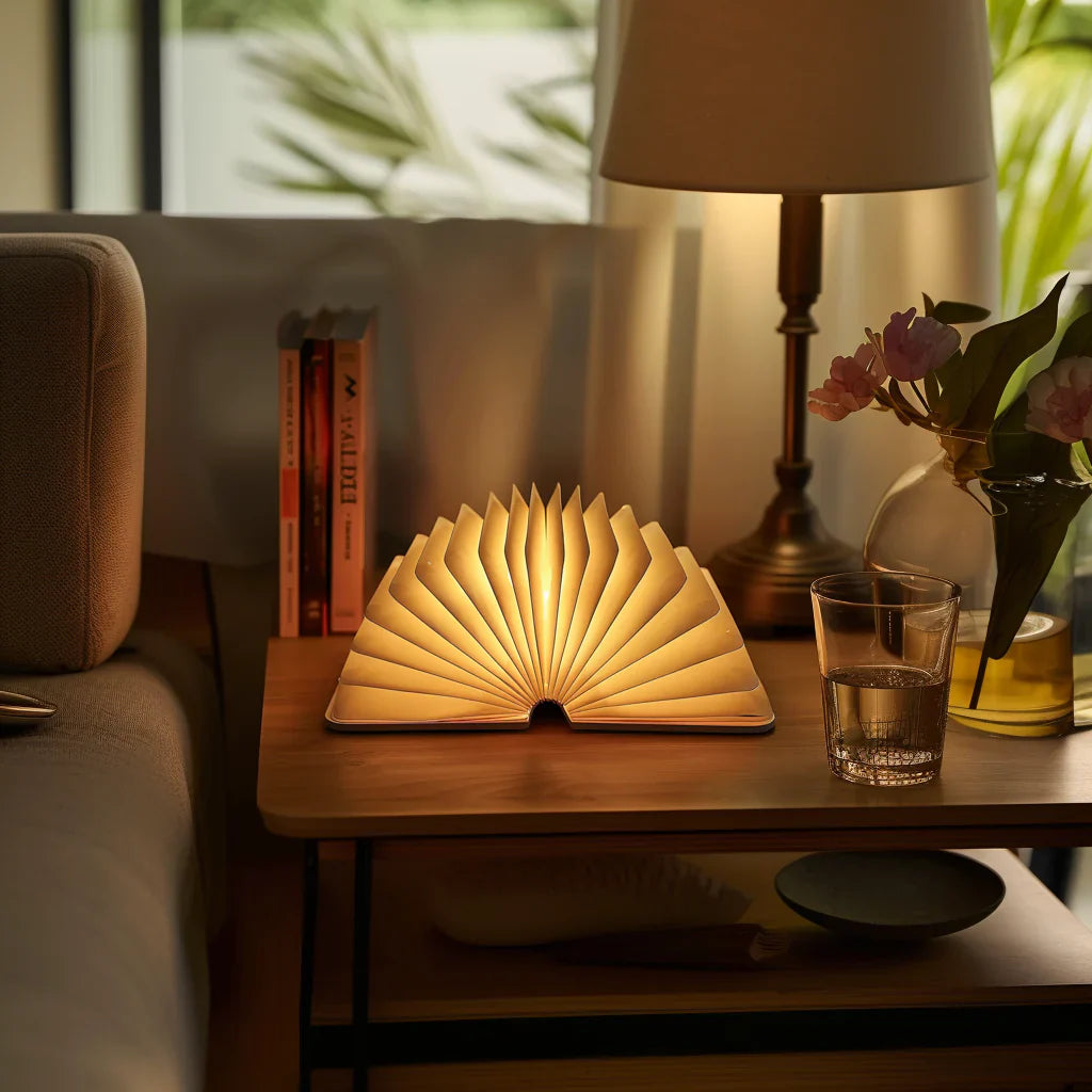 Rovenature Book Lamp - A Cozy, Whimsical Light Fixture for Book Lovers