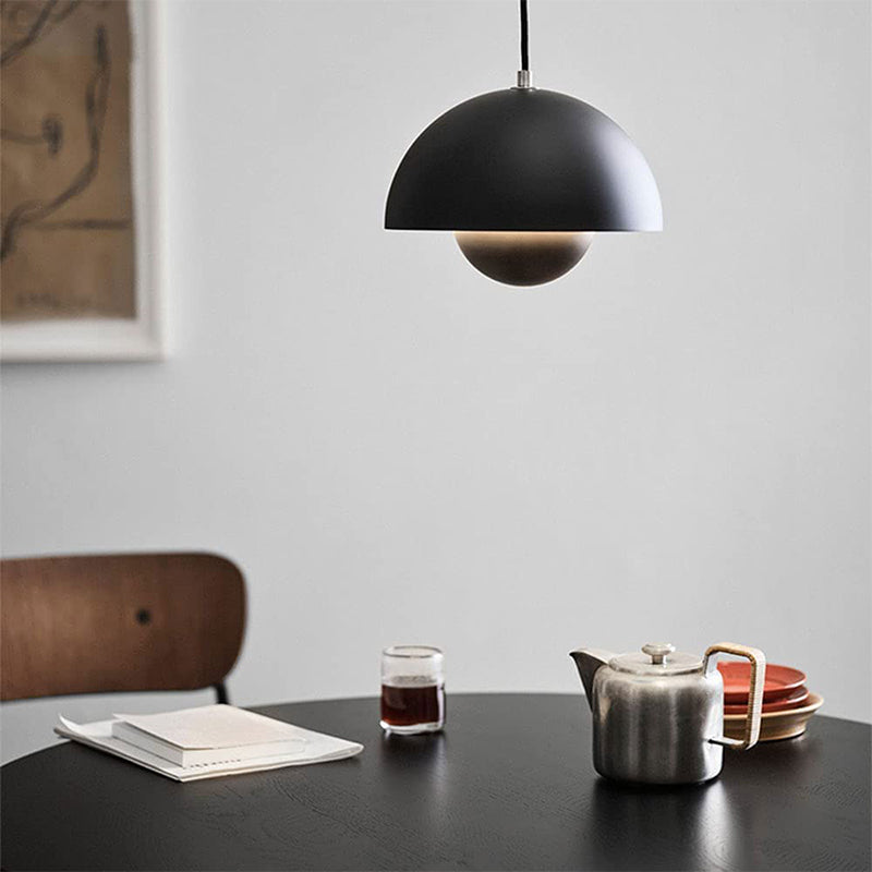 Rovenature Flowerpot Pendant Light for Bedroom - Modern Design, Adjustable Height, Warm Atmosphere