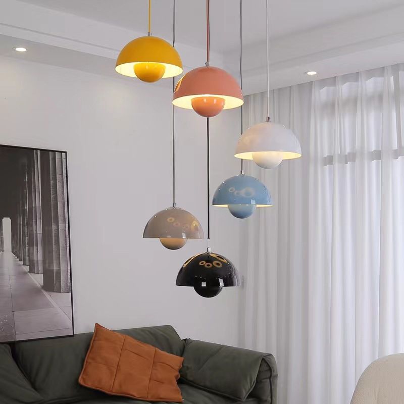 Rovenature Flowerpot Pendant Light for Bedroom - Modern Design, Adjustable Height, Warm Atmosphere