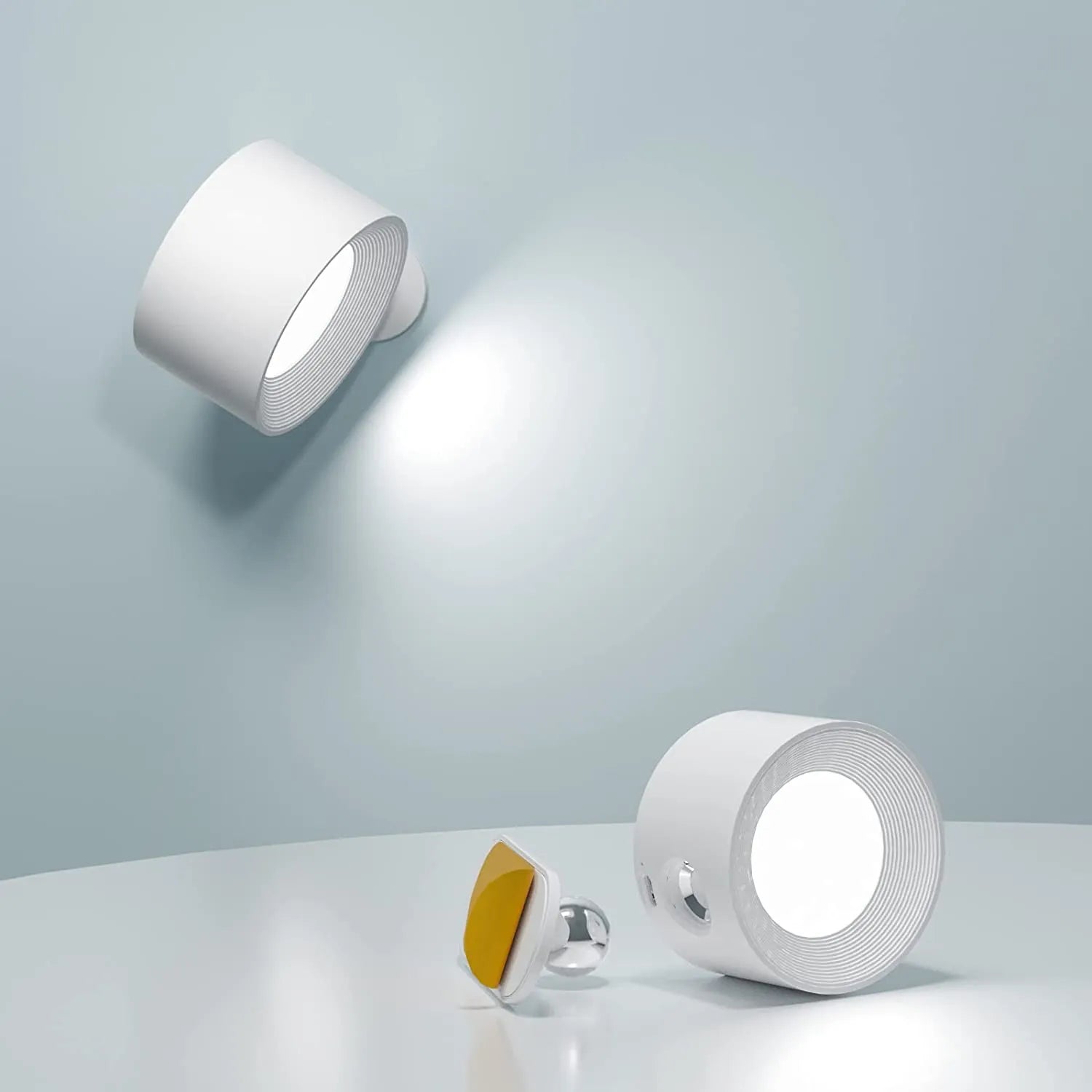 EasyStick Cordless, Dimmable Wall Lamp with 360° Rotation