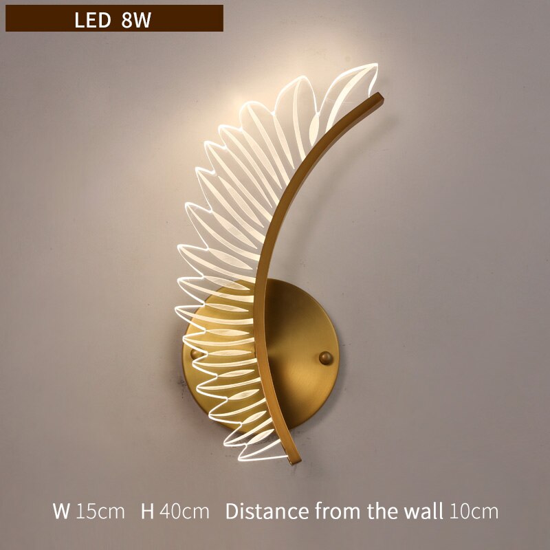 Design Wall Lamps Interior – Rovenature Decorative Wall Lamp with Angel Wings