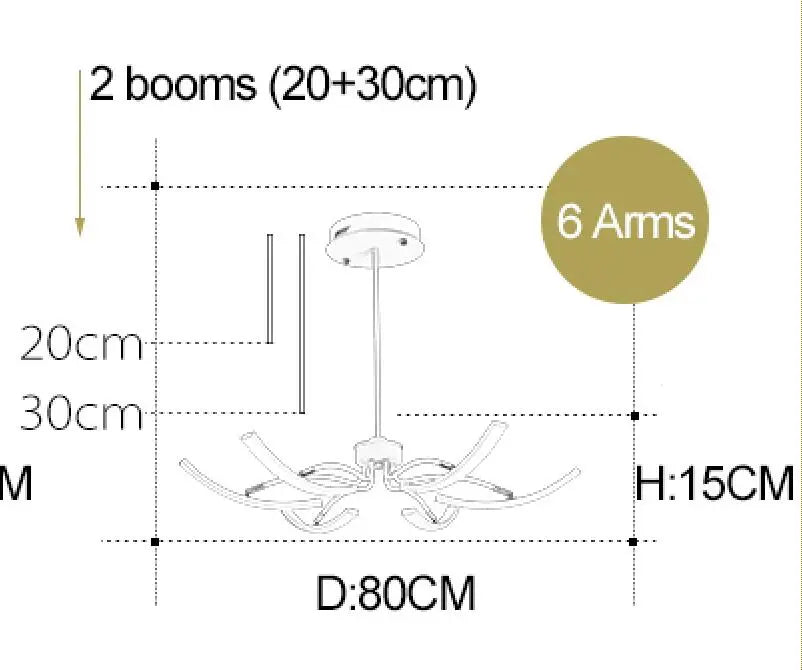 Rovenature Ceiling Light with Remote Control – Stylish LED Lamp for Your Home