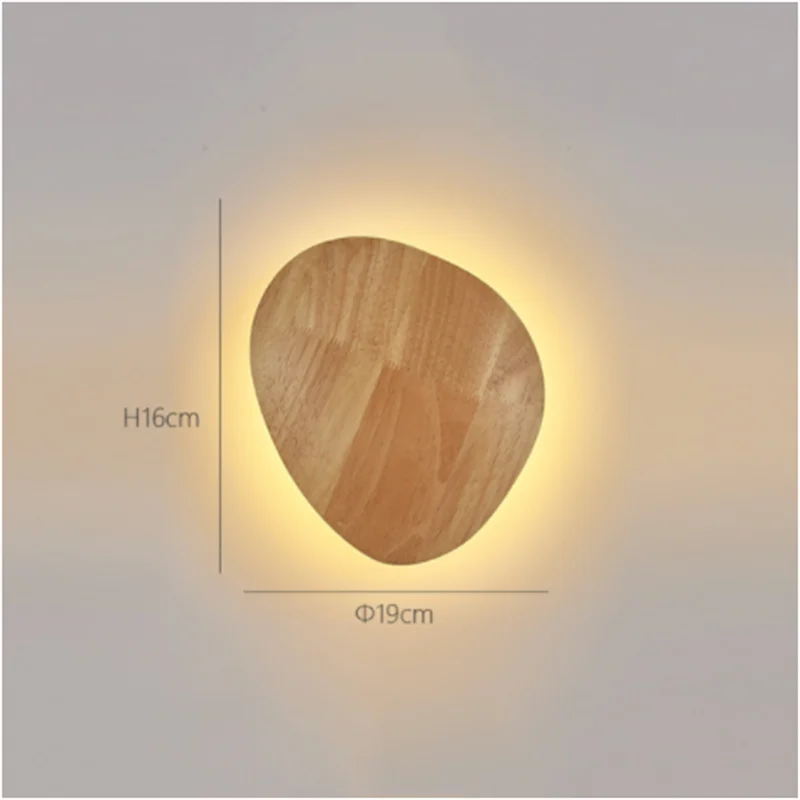 Indirect Light Wooden Wall Lamp