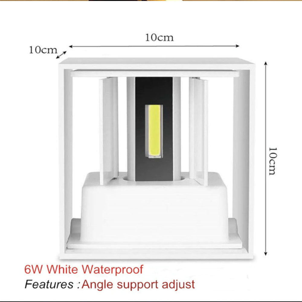 Rovenature Cube White Wall Light