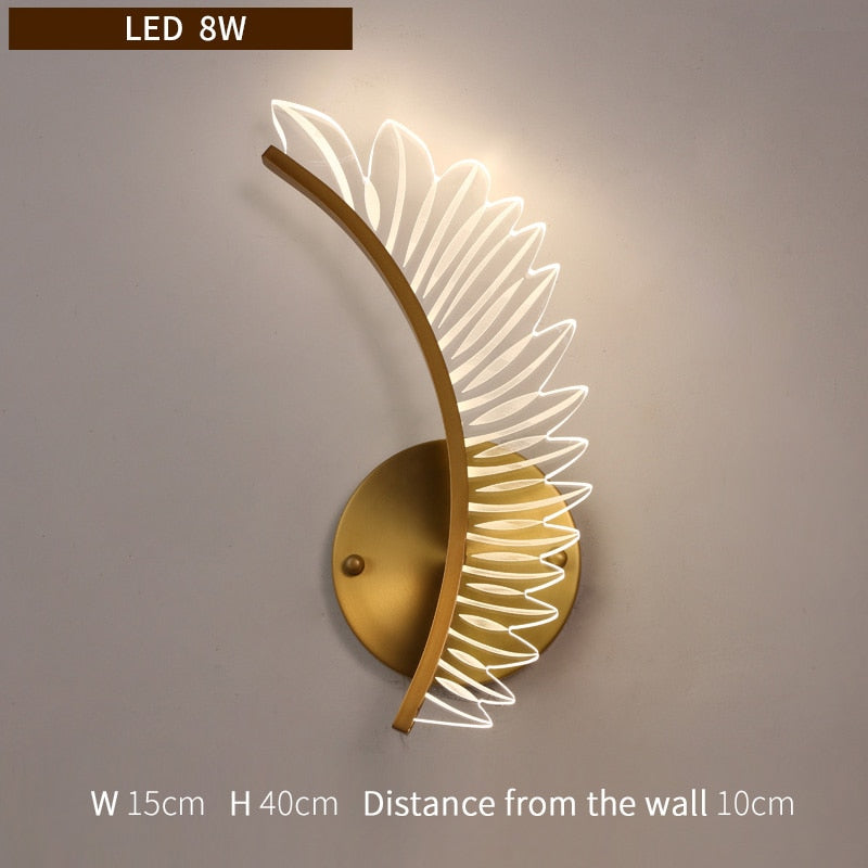 Design Wall Lamps Interior – Rovenature Decorative Wall Lamp with Angel Wings