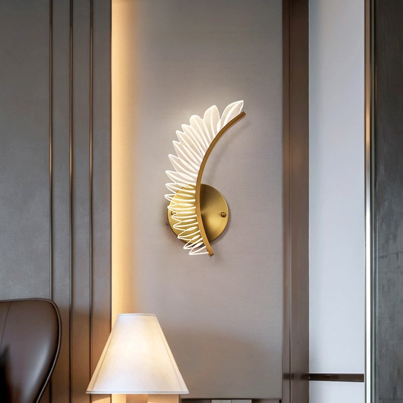 Design Wall Lamps Interior – Rovenature Decorative Wall Lamp with Angel Wings