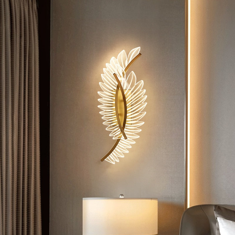 Design Wall Lamps Interior – Rovenature Decorative Wall Lamp with Angel Wings