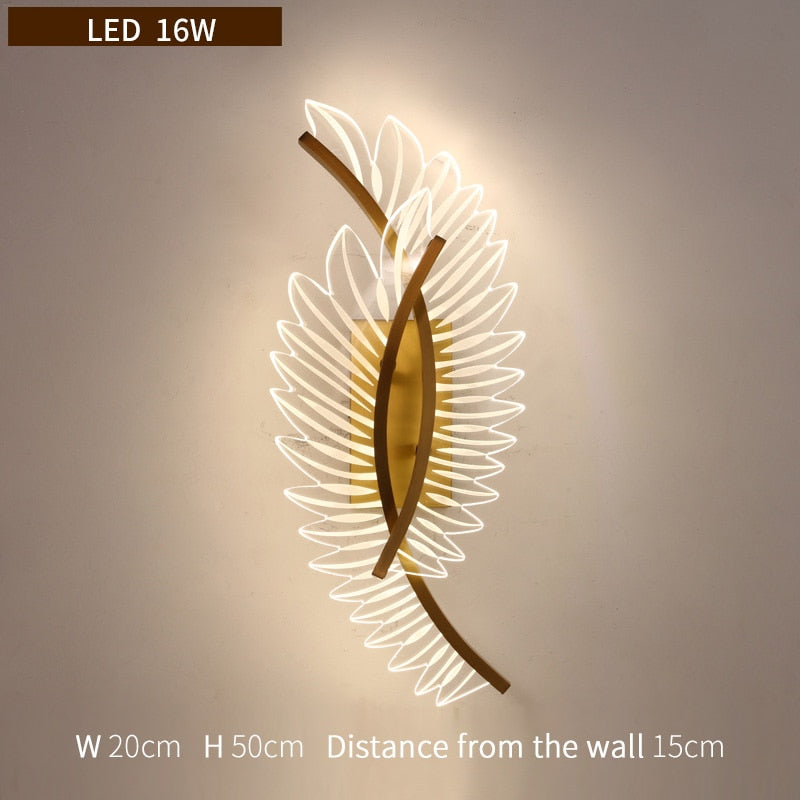 Design Wall Lamps Interior – Rovenature Decorative Wall Lamp with Angel Wings