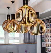 Handcrafted Wood Pendant Light