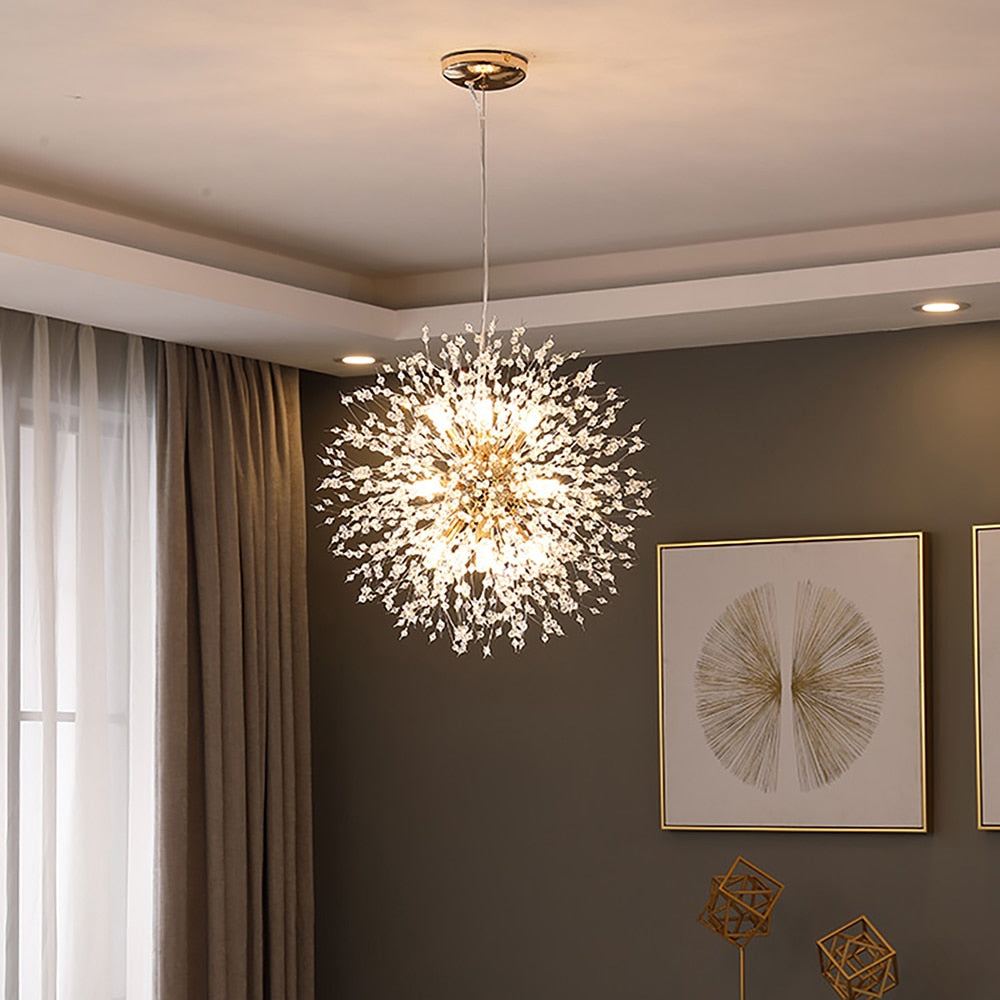 Rovenature Modern Crystal Ceiling Light