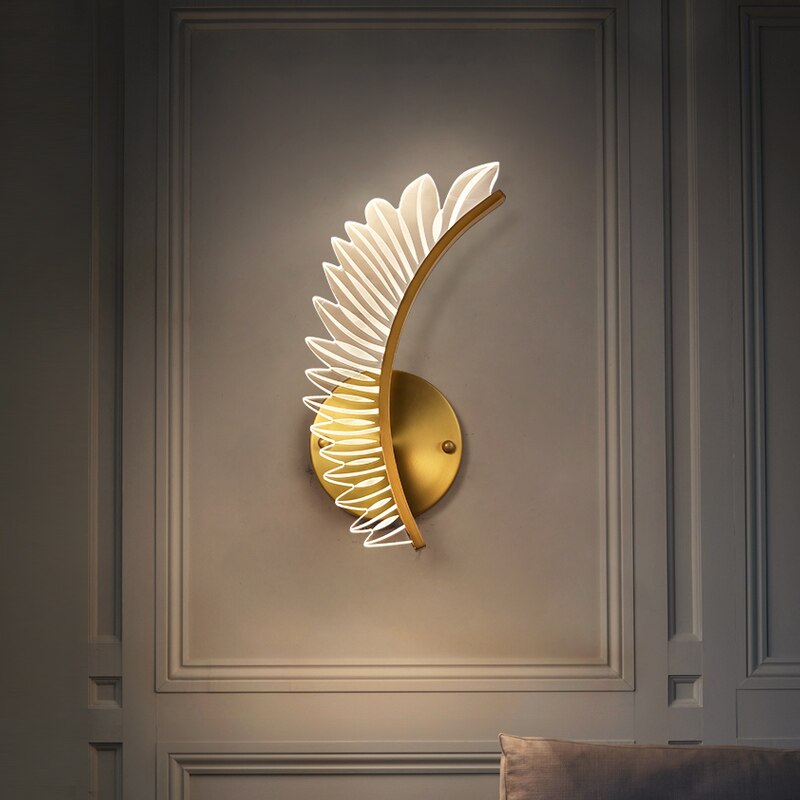 Design Wall Lamps Interior – Rovenature Decorative Wall Lamp with Angel Wings