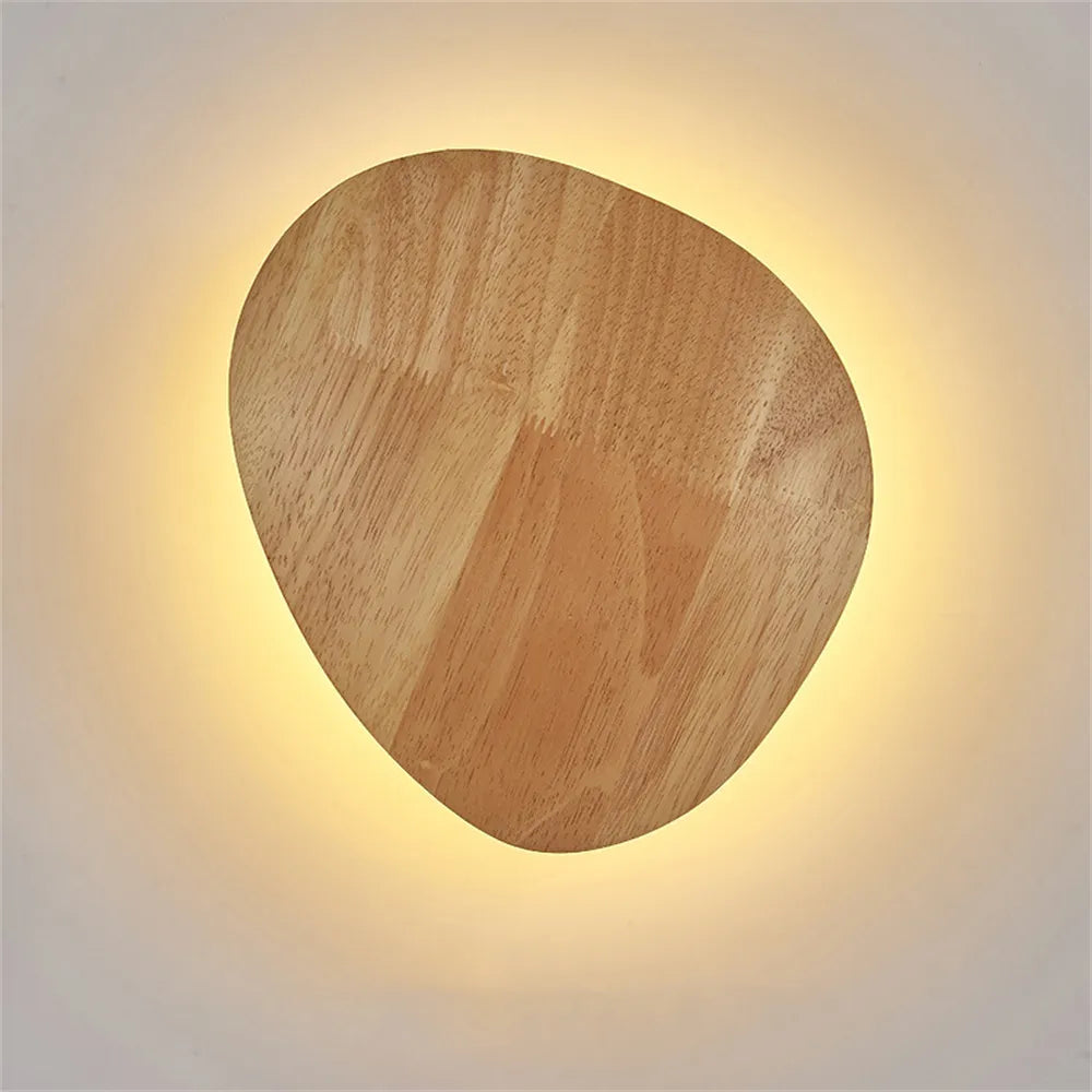 Indirect Light Wooden Wall Lamp