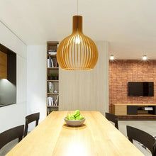 Handcrafted Wood Pendant Light