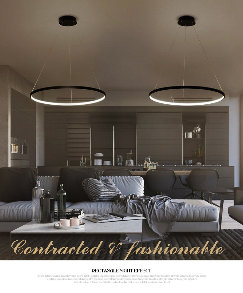 Rovenature Ceiling Light Living Room LED Dimmable with Remote Control - Elegant Room Lighting for Modern Living