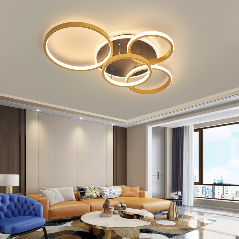 Rovenature Ceiling Light Black Gold LED