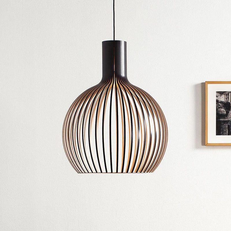 Handcrafted Wood Pendant Light