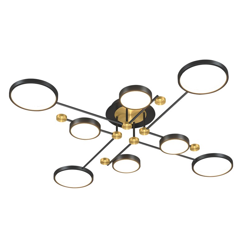 Rovenature Ceiling Light Black Gold