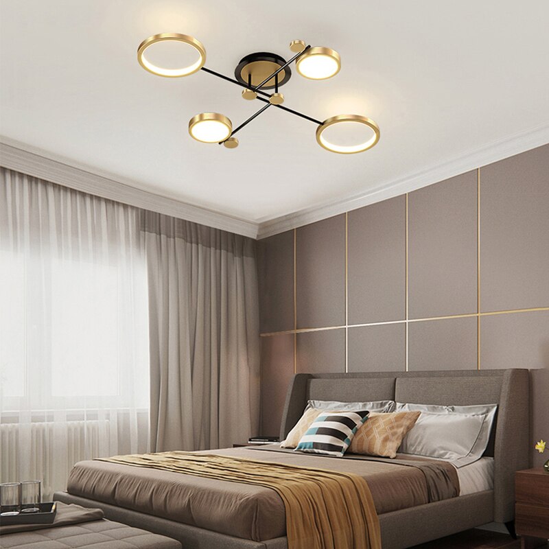 Rovenature Ceiling Light Black Gold