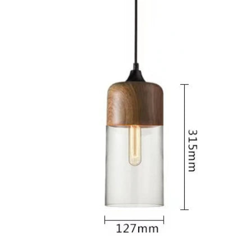 Rovenature | Luxurious Pendant Light Crafted from Glass and Wood