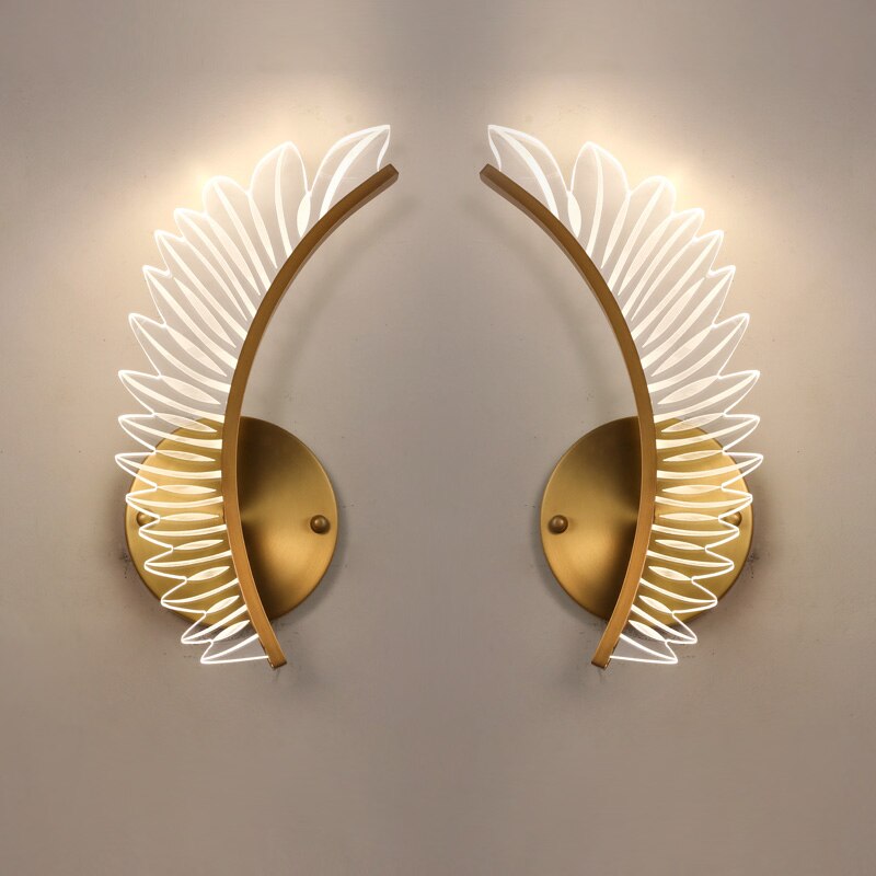 Design Wall Lamps Interior – Rovenature Decorative Wall Lamp with Angel Wings