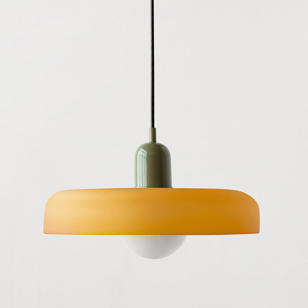 Rovenature Colored Glass Bauhaus Pendant Light