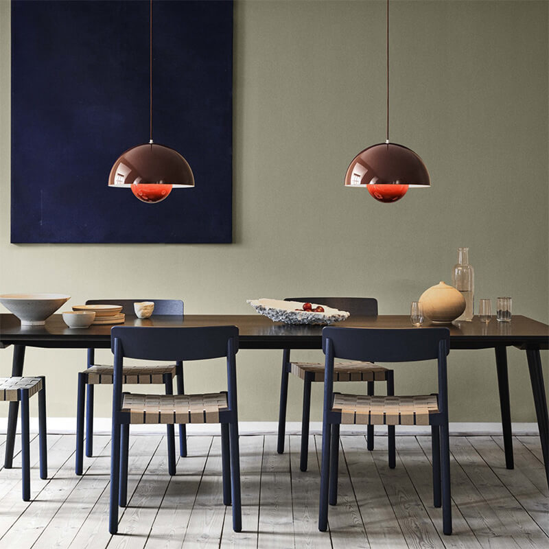 Rovenature 1-Light Semicircle Dome Pendant Light