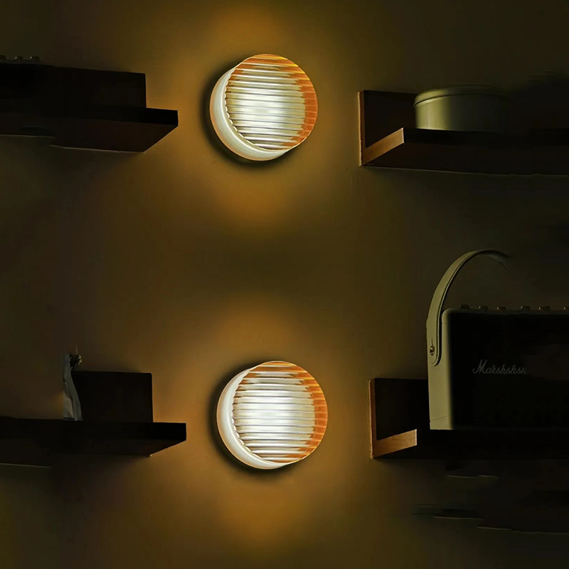 Modern Round LED Wall Light for Indoors and Outdoors