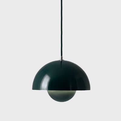 Rovenature 1-Light Semicircle Dome Pendant Light