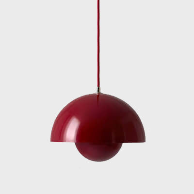 Rovenature 1-Light Semicircle Dome Pendant Light