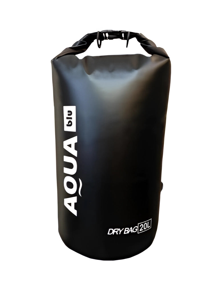 Black 30L Waterproof Dry Bag - Durable Lightweight Sack for Outdoor Adventure