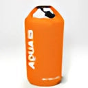 10L waterproof dry bag, durable and lightweight, designed for outdoor adventure, shown in a sleek transparent plastic with a cylinder shape, resembling a bottle.