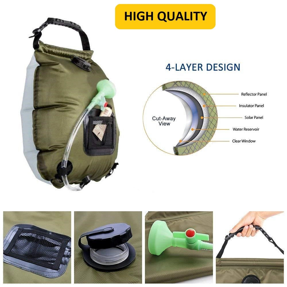 Durable waterproof hiking backpack in multi-color camouflage, featuring adjustable straps, displayed against a plain background.