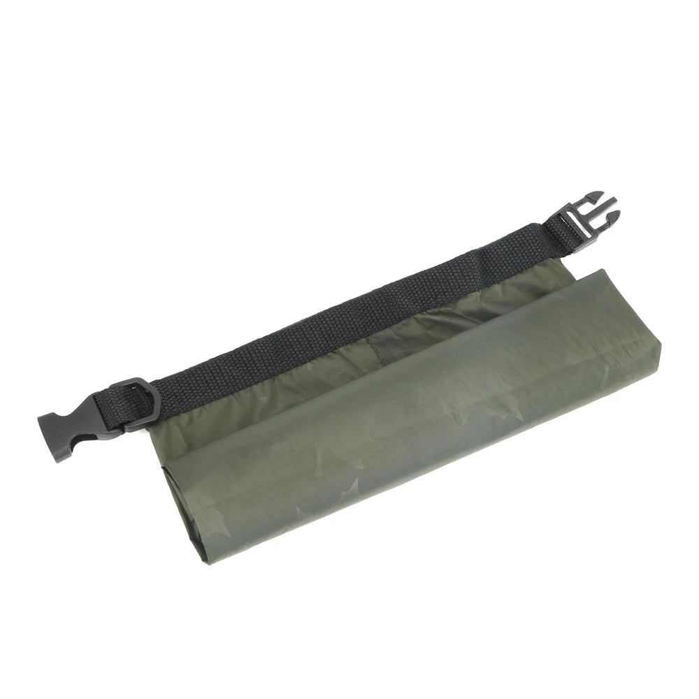 A multi-size waterproof dry bag from Trinx Durable Outdoor Gear, suitable for kayaking, made of composite material and shaped like a rectangle.